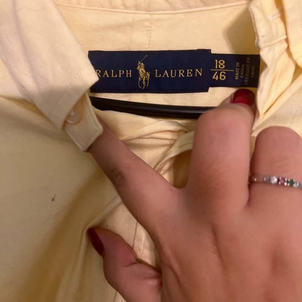 Mens Ralph Lauren button down.